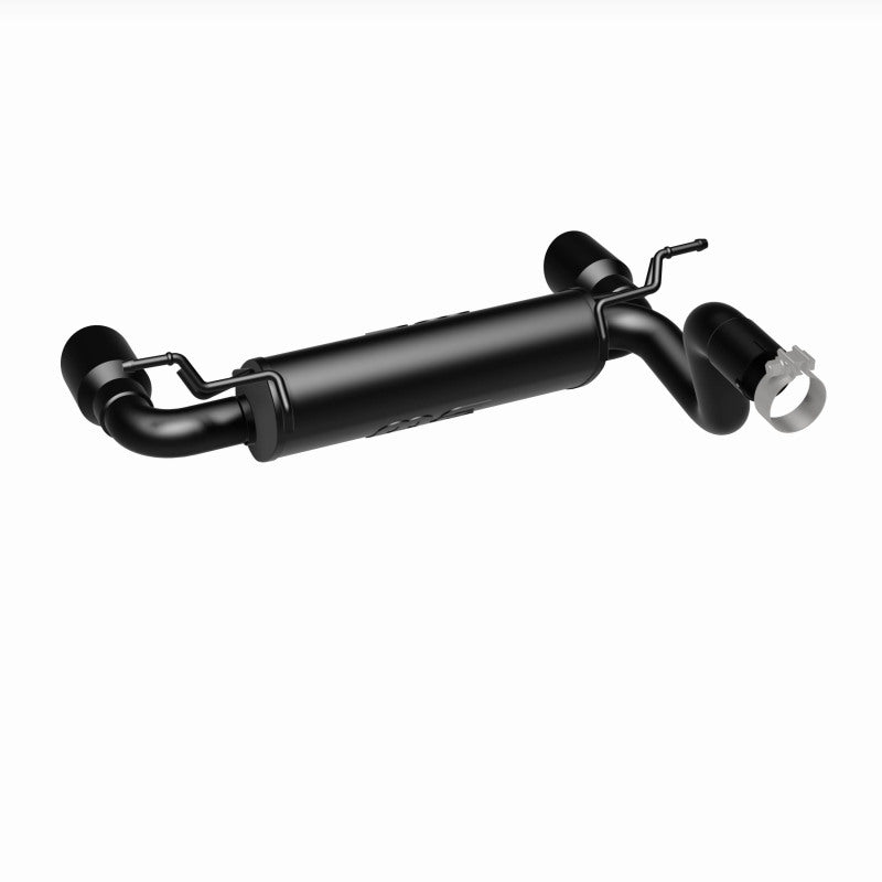 MagnaFlow 2018+ Jeep Wrangler 3.6L Dual Black Tip Axle-Back Exhaust - 19388