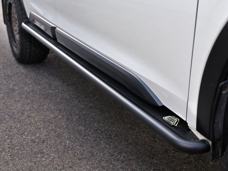 aFe POWER 20-23 Subaru Outback H4 2.4L (t) / H4 2.5L Terra Guard Trail Slider Steps - Black - 79-27003