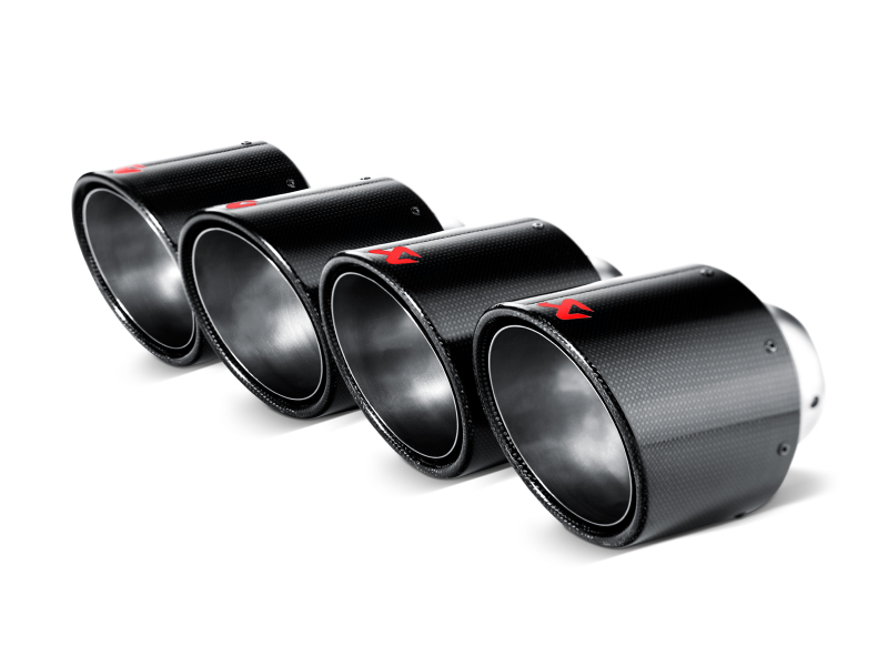Akrapovic 08-25 Nissan GT-R Tail Pipe Set (Carbon 125 mm) - TP-NIR35C