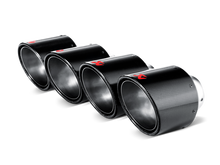 Load image into Gallery viewer, Akrapovic 08-25 Nissan GT-R Tail Pipe Set (Carbon 125 mm)