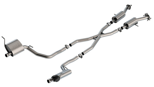 Borla 14-20 Jeep Grand Cherokee High Altitude/Summit 3.6L V6 2/4WD 2.25in S-Type Cat-back - 140836