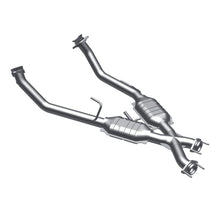 Load image into Gallery viewer, MagnaFlow Direct Fit Catalytic Converter Mustang X-Pipe 86-93 50-Sta - 93332