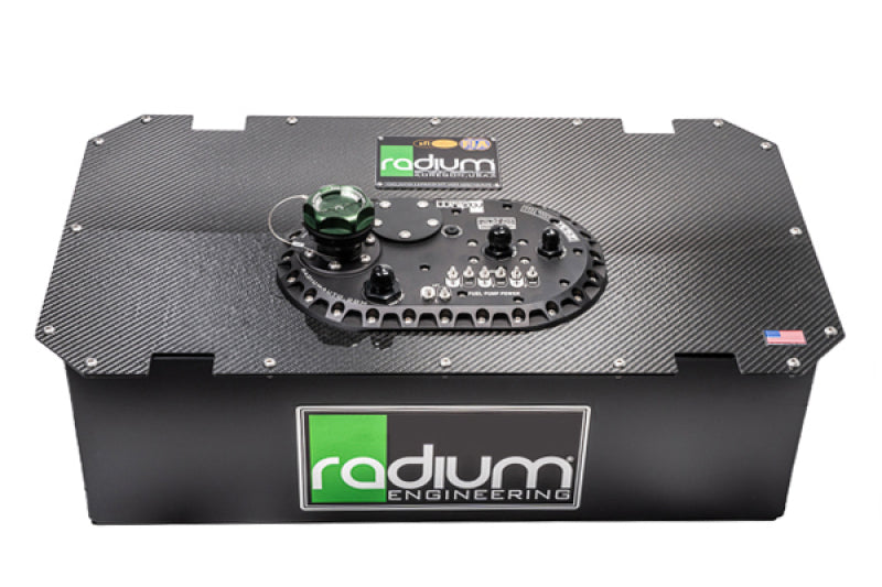Radium Engineering Carbon Fiber Fuel Cell Lid - 10/14 Gallon - 13-0410-01