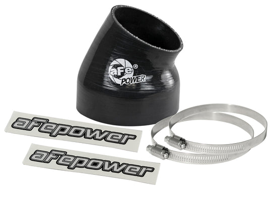 aFe Magnum FORCE Silicone Replacement Coupling Kit 4in ID x 30 Deg. Elbow Coupler - Black - 59-00097