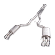 Load image into Gallery viewer, Stainless Works 18+ Ford Mustang GT Redline X-Pipe Performance Connect Cat-Back Exhaust - M18CBXPC