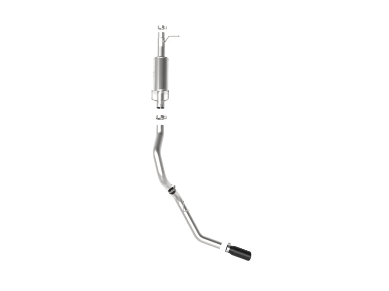 aFe Apollo GT Series 3-1/2in 409 SS Axle-Back Exhaust 17-20 Ford F-250/F-350 6.2/7.3L w/ Black Tips - 49-43116-B