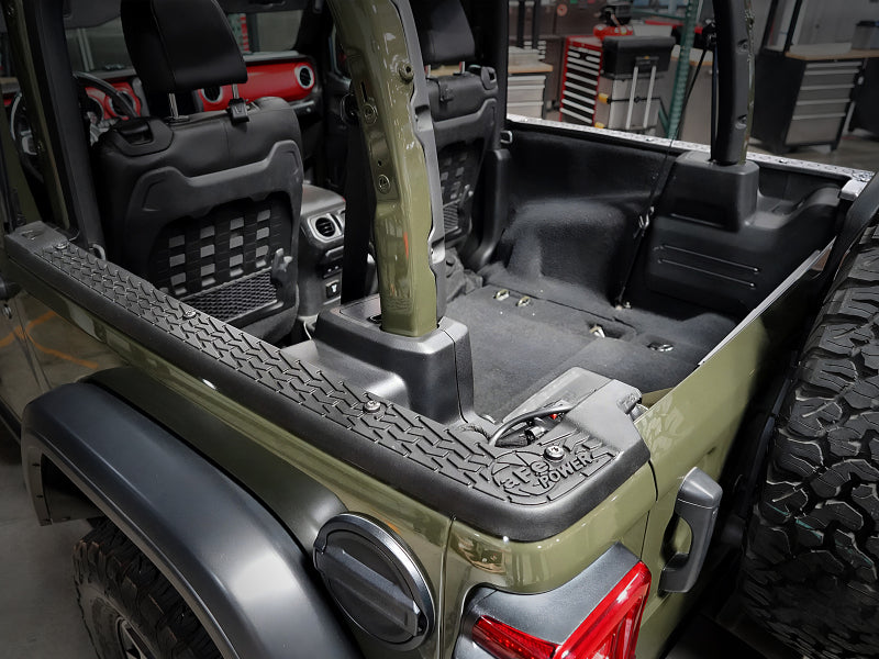 aFe 18-24 Jeep Wrangler JL (2-Door Models w/ 3-Piece Hard-Top Only) Terra Guard Tub Rail Covers - 79-25002