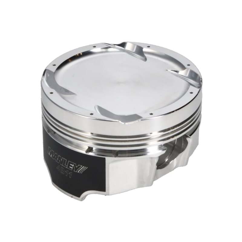 Manley 08+ Mitsubishi 4B11T 86mm STD -11cc Dome 9.0:1 CR Turbo Tuff Series Piston Set w/ Rings - 624200CE-4