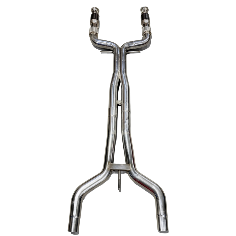 Kooks 2025+ Ford Mustang GTD 5.2L 3in OEM Connection GREEN Catted X-Pipe (Kooks Header Required) - 11575380