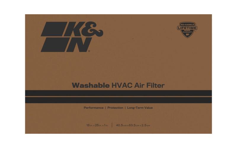 K&N HVAC Filter 16 X 25 X 1 Merv 8 - HVC-8-11625
