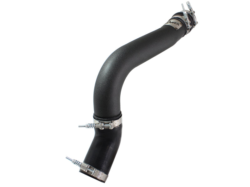 aFe BladeRunner 3in Black Intercooler Tube Hot Side w/ Couplings & Clamps 13-14 Dodge RAM 6.7L (td) - 46-20138-B