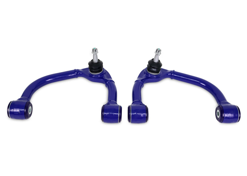 SuperPro 2021+ Ford F150 Fixed Offset Front Upper Control Arm Set - TRC6675