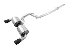 Load image into Gallery viewer, AWE Tuning Ford Focus RS Touring Edition Cat-Back Exhaust - Non-Resonated - Diamond Black Tips - 3015-33088