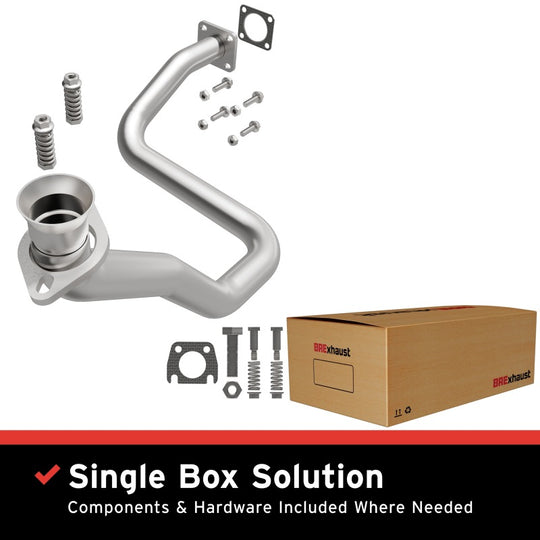BRE Exhaust 87-92 Wrangler 2.5L 4.0L 4.2L Front Pipe Kit - 107-0017