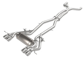 aFe MACHForce XP Exhausts Cat-Back SS 21 BMW M2 Competition L6-3.0L w/Polished Tips - 49-36351-P