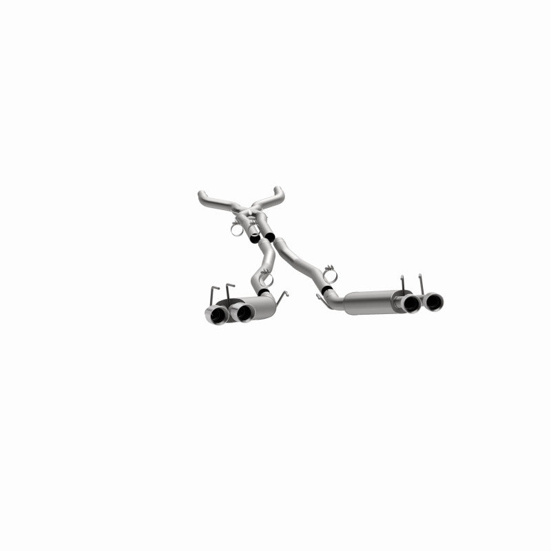 MagnaFlow 13 Chevy Camaro V8 6.2L S/C Quad Split Rear Exit Cat Back Perf Exhaust - 15053