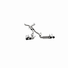 Load image into Gallery viewer, MagnaFlow 13 Chevy Camaro V8 6.2L S/C Quad Split Rear Exit Cat Back Perf Exhaust - 15053