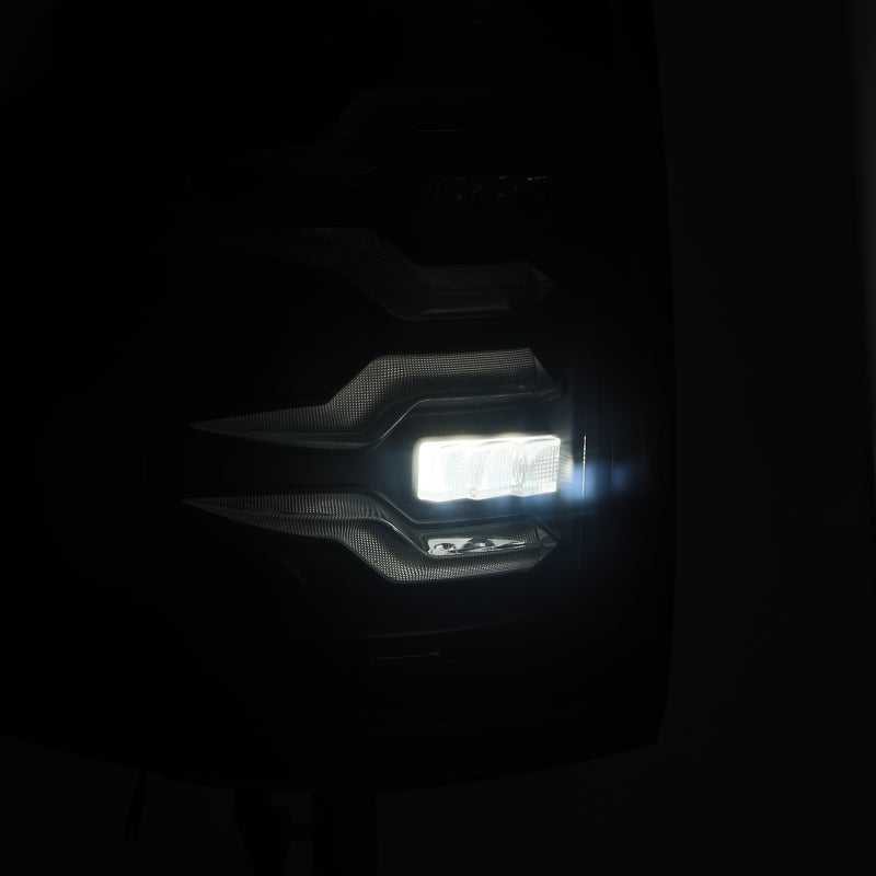 AlphaRex 14-21 Lexus GX470 Luxx-Series LED Tail Lights -Black - 678009