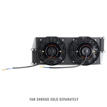 Load image into Gallery viewer, Mishimoto Heavy-Duty Oil Cooler - 17in. Opposite-Side Outlets - Silver - MMOC-OO-17SL
