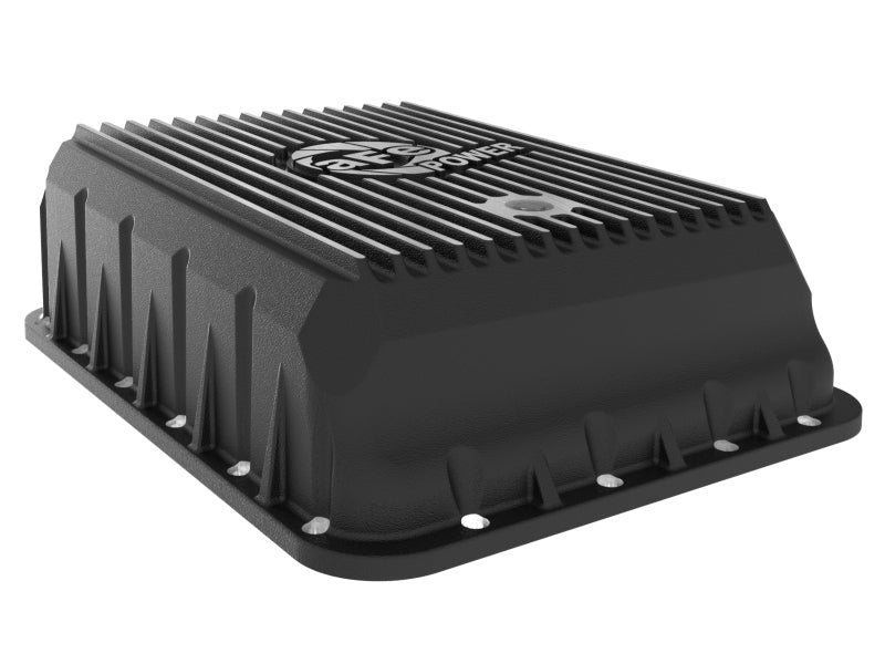 aFe POWER Pro Series Transmission Pan Black w/ Machined Fins RAM 3500 13-24 (AS69RC Transmission) - 46-71500B