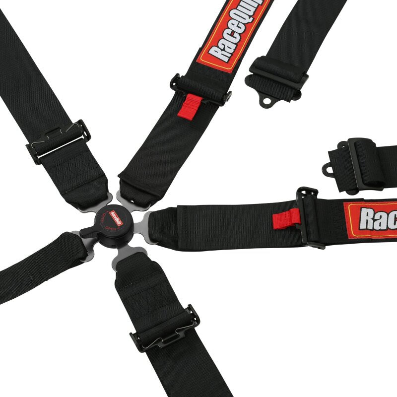 RaceQuip Black SFI CAMLOCK 5pt PD Lap Seat Belt - 741001RQP
