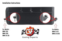 Load image into Gallery viewer, CSF 04-13 BMW 335i/xi (E90/E91/E92/E93) High Performance Stepped Core Bar/Plate Intercooler - Silver - 8127