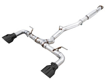 Load image into Gallery viewer, AWE Tuning Subaru BRZ / Toyota GR86 / Toyota 86 Track Edition Cat-Back Exhaust- Diamond Black Tips - 3020-33279