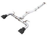 AWE Tuning Subaru BRZ / Toyota GR86 / Toyota 86 Track Edition Cat-Back Exhaust- Diamond Black Tips - 3020-33279