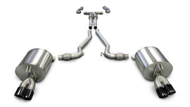 Corsa 2008-2009 Pontiac G8 GXP 6.0L V8 Sport Cat-Back w/ Dual 3in Black Tips - 14950BLK