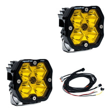 Load image into Gallery viewer, Baja Designs Squadron 2.0 Pro LED Spot (Pair) - Baja Amber - 4978112
