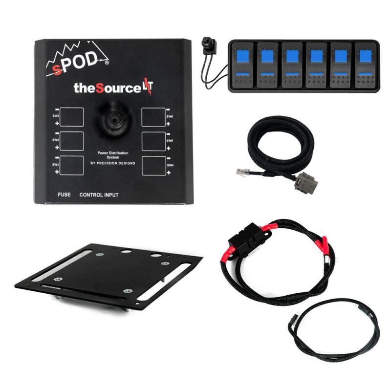 sPOD SourceLT Modular w/Blue LED for 36in Battery Cables - SLMOD36B