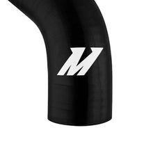 Load image into Gallery viewer, Mishimoto Mitsubishi EVO 4/5/6 Upper Black Silicone Hose - MMHOSE-EVO-UBK