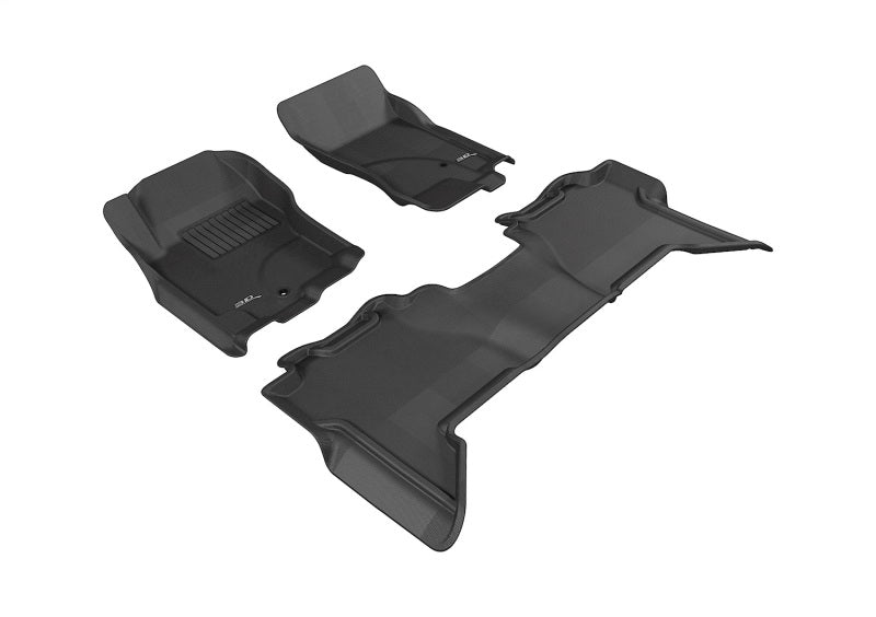 3D MAXpider 08-15 Nissan Xterra Kagu Black Full Set - L1NS07201509