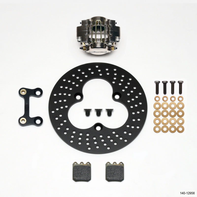 Wilwood Dynapro Single LW Left Front Kit - Sprint 10.95in Aluminum Drilled Rotor - 140-12956
