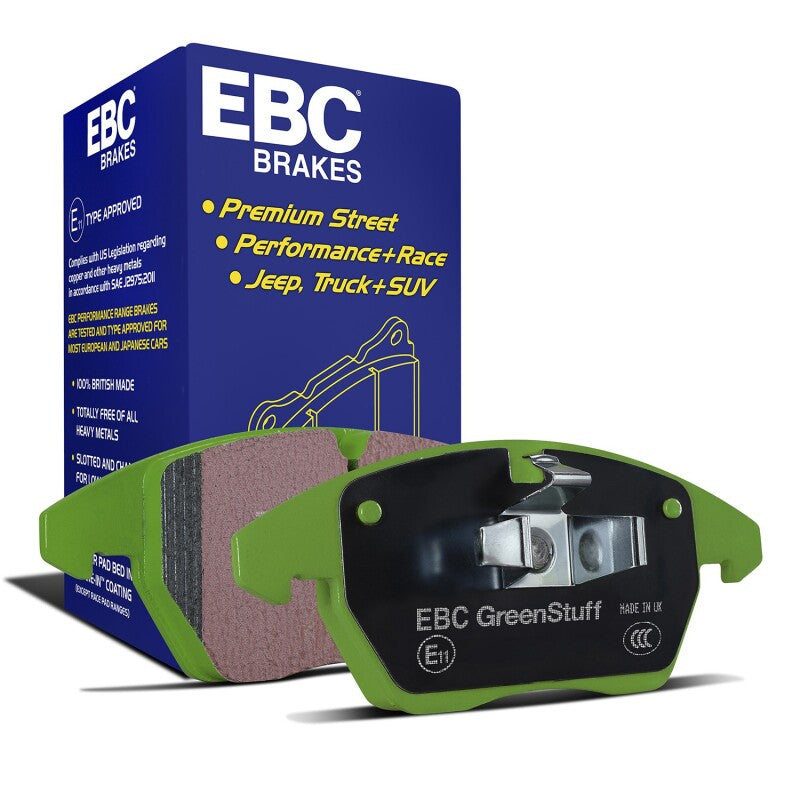 EBC 2016+ Chevrolet Cruze 1.4L Turbo (10.9in Front Rotor) Greenstuff Front Brake Pads - DP23052