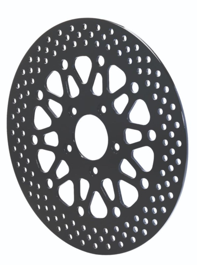 Wilwood Rotor-Rear-Harley-Davidson Motorcycle 2000-07 Black Finish 11.50 x .196 - 5 on 3.25in - 160-10665-BK