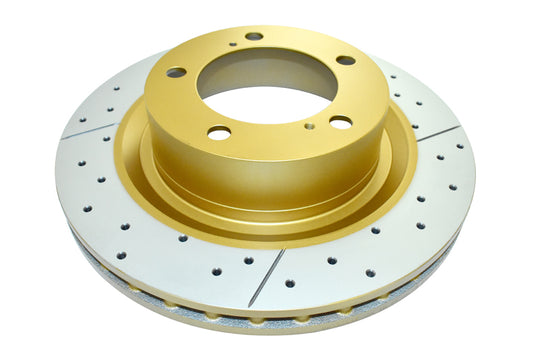 DBA 08-21 Lexus LX570 Front Drilled & Slotted Street Series Rotor - DBA2724X