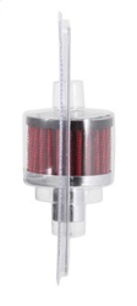 K&N Steel Base Crankcase Vent Filter .75in Vent OD x 2in OD x 1.5in Height - 62-1030