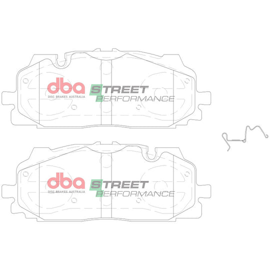 DBA 19-21 Audi A8 Quattro (w/375mm Front Rotor) Front SP Performance Brake Pads - DB15030SP
