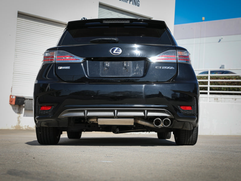 aFe POWER Takeda 2in to 2-1 304 SS Cat-Back Exhaust w/ Polished Tips 11-17 Lexus CT200h 1.8L - 49-36047-P