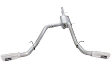 Load image into Gallery viewer, aFe Mach Force-XP Exhaust 3in Cat-Back SS 14-15 GM 1500 Trucks 4.3L/5.3L Dual Split w/ Polished Tip - 49-44057-P