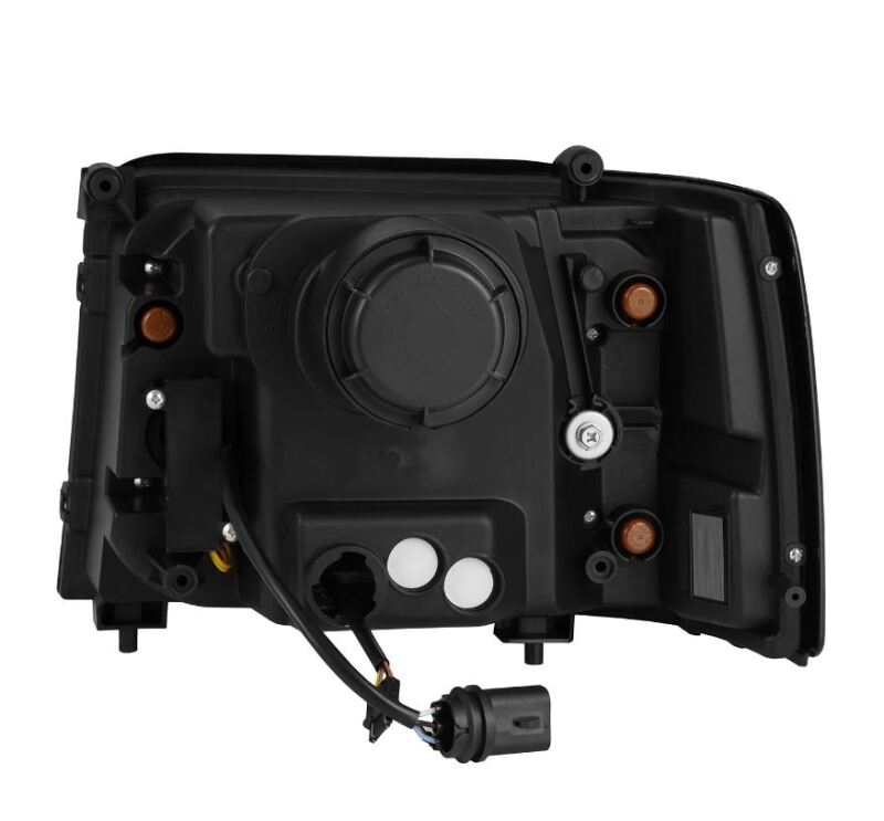 AlphaRex 92-96 Ford F-Series/Bronco NOVA-Series LED Proj Headlight Alpha-Bk w/Actv Light SS & SBDRL - 880269