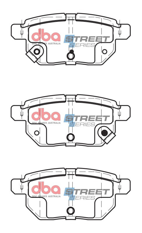 DBA 11-16 Lexus CT200h B Type/E Type Street Series Rear Brake Pads - DB1786SS