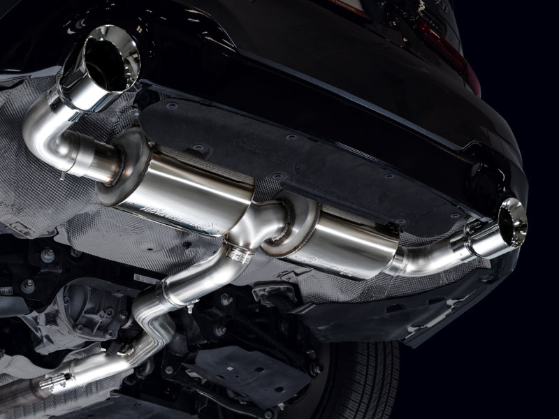 AWE Tuning 19-23 BMW 330i / 21-23 BMW 430i Base G2X Touring Axle-Back Exhaust - Chrome Silver - 3015-32429