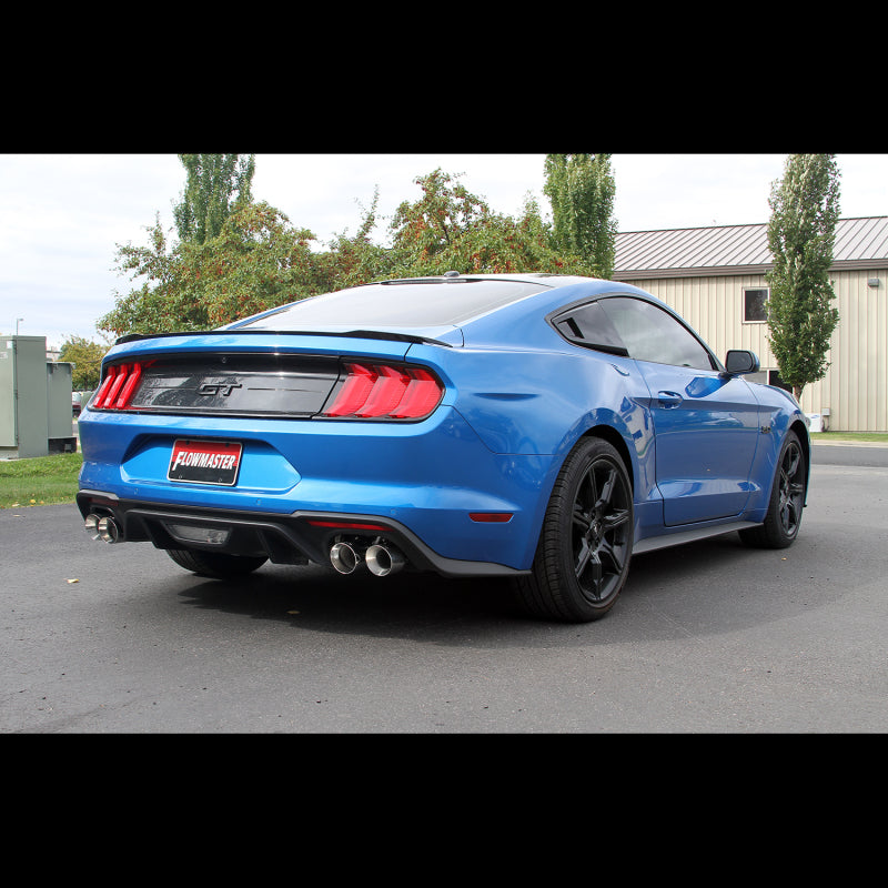 Flowmaster 18-23 Mustang 5.0L American Thunder Axle-Back Exhaust System (w/Valves) - 817799