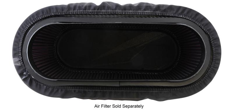 K&N Air Filter Wrap - Black - 4.313in Base ID x 4.75in Top ID x 6.75in H - 100-8521DK