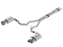 Load image into Gallery viewer, Borla 2018 Ford Mustang GT 5.0L AT/MT (w/o Valves) ATAK 3in Cat-Back Exhaust w/Carbon Fiber Tips - 140746CF