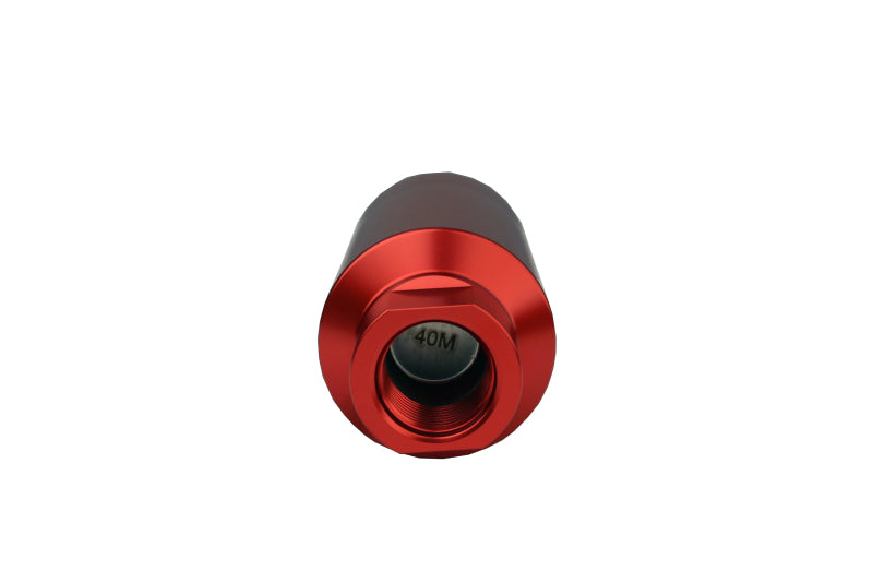 Aeromotive In-Line Filter - AN-10 size - 40 Micron SS Element - Red Anodize Finish - 12335
