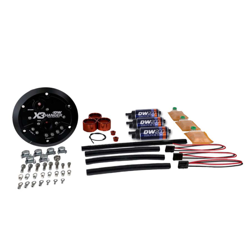 DeatschWerks X3 Series Fuel Pump Hanger w/ DW200 Fuel Pumps for 1999-04 Ford F-150 Lightning - 9-201-7031