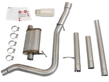 Load image into Gallery viewer, aFe MACHForce XP Exhaust 3in-3.5in SS Single Side Ext CB w/ Polish Tip 99-04 Ford F-250 V8 5.4L/6.8L - 49-43076-P